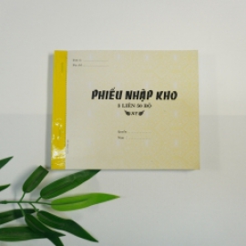 Phiếu nhập kho 3 liên A5